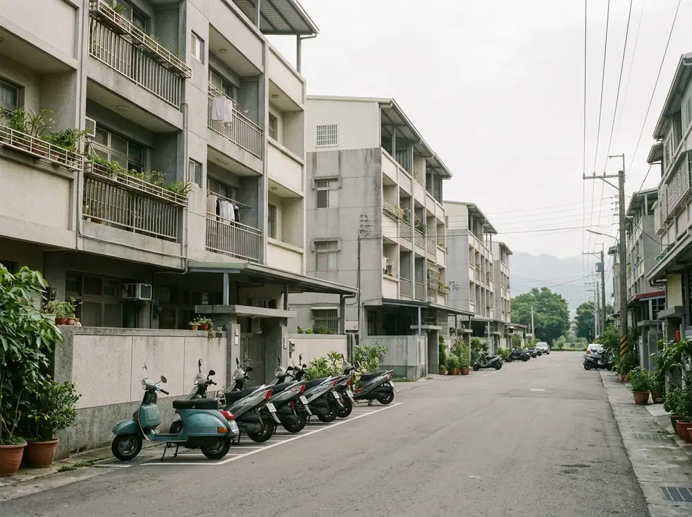 南投縣街景示意